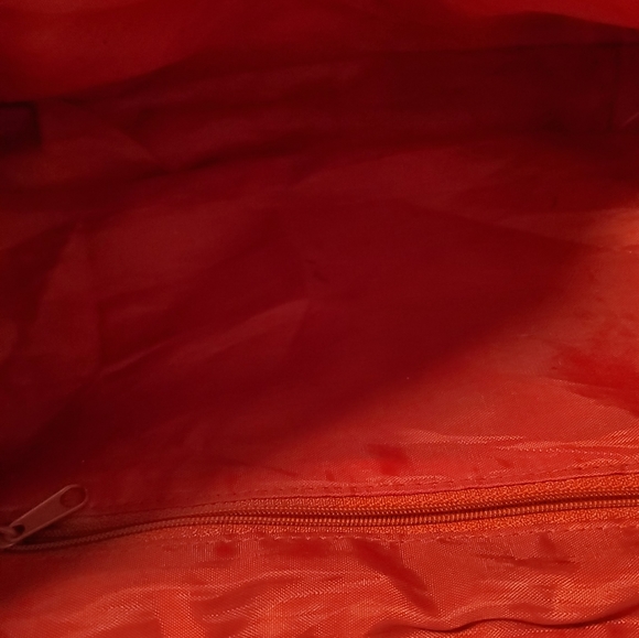 Target Red and Grey stripe purse. USED - Picture 4 of 7